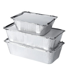 Aluminium Foil Container With Lid – Pack of 100