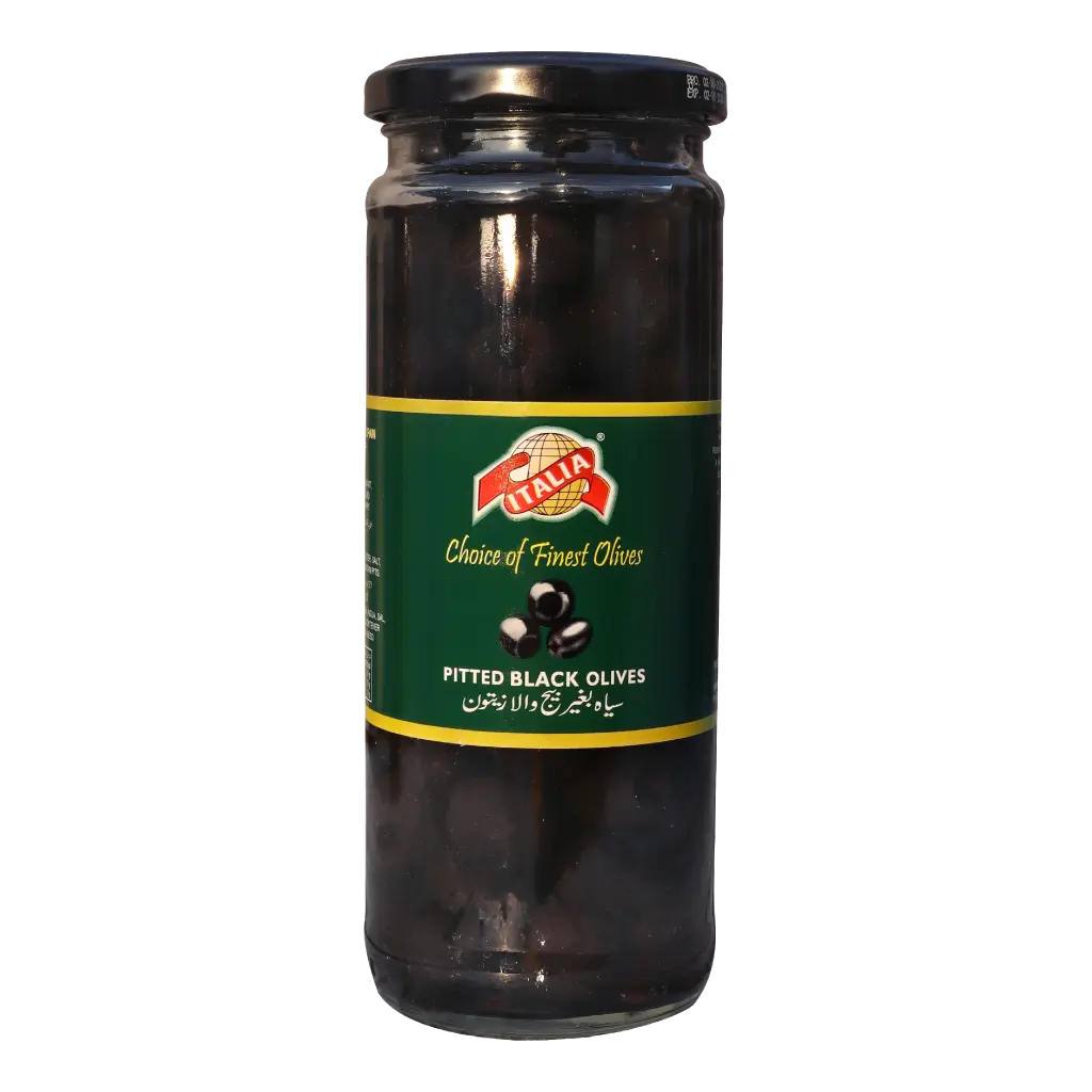 Pitted Black Olives – 110 Gram